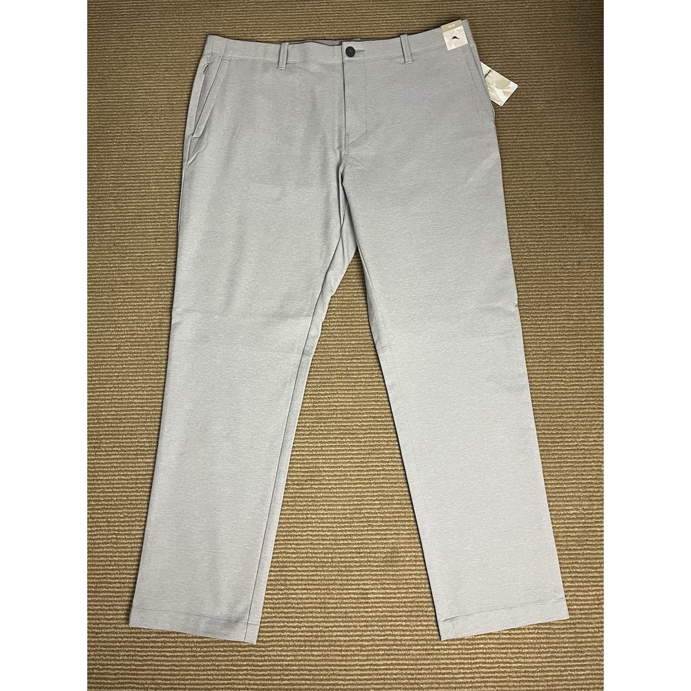 Tommy Bahama On Par IslandZone Golf Pants Men's 38x30 Gray Harbor Mist UPF 30